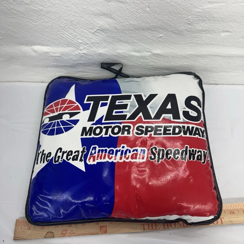 Texas Motor Speedway seat cushion Red White Blue pattern‎ with logo
